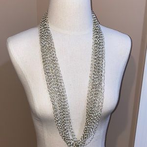 Multi Strand Pearl Necklace